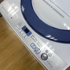 【家電６ヶ月保証付】SHARP 5.5kg洗濯機入荷しました！の画像