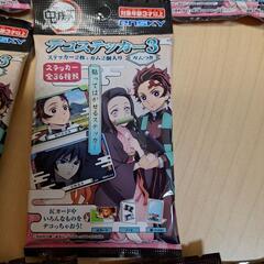 新品未開封　鬼滅の刃デコステッカー、ロングステッカーセットの画像
