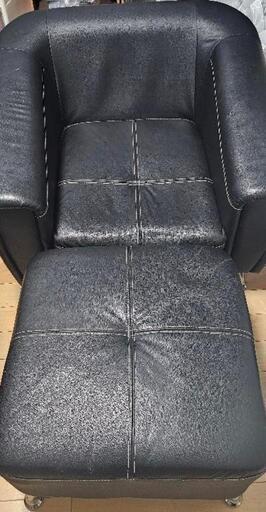 一人用ソファー+足置き