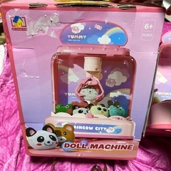 クレーンゲーム　美品　ピンク色　2回使用のみです　の画像