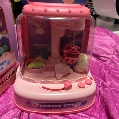 クレーンゲーム　美品　ピンク色　2回使用のみです　の画像