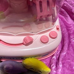 クレーンゲーム　美品　ピンク色　2回使用のみです　の画像