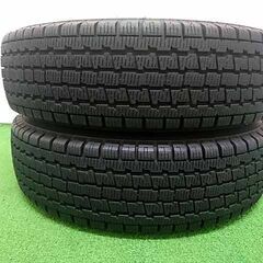 【問合せが多いため一時受付中止】新品時のイボあり 23年 ブリヂストン 冬タイヤ 145/80R12 (145R12) 6PR サンバー他/軽バン用 スチールホイール付き！の画像