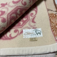 毛布【中古】西川産業他 洗濯済の画像