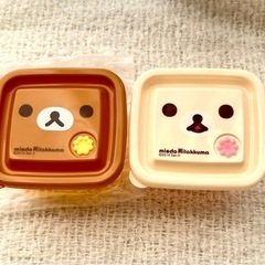 新品未使用　ミスドコラボ　リラックマタッパー　コリラックマタッパー　レンジ対応の画像