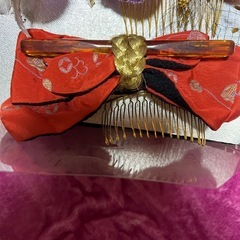 和柄　ヘアアクセサリー　2点セットの画像