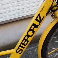 美品 2022年モデル ブリヂストン STEPCRUZe ステップクルーズe ST6B42 26インチ 電動自転車 使用半年ほどの画像