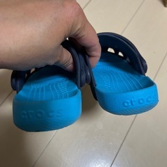 【美品】クロックス　C7 （15cm）サンダル　男の子　シューズ　の画像