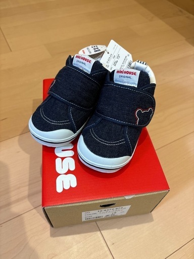 【新品未使用】ミキハウス　セカンドベビーシューズ⭐︎
