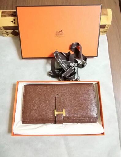 HERMES エルメス ベアン 2PLIS デュプリ 3つ折長財布 三つ折り長財布