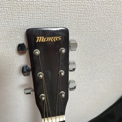 Morris アコースティックギター 本体とケース付き