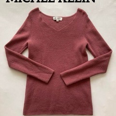 MICHEL KLEIN ニット 38 ピンク