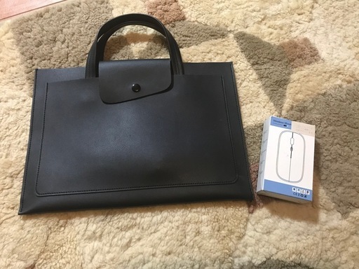 黒 レザー ビジネスバッグ