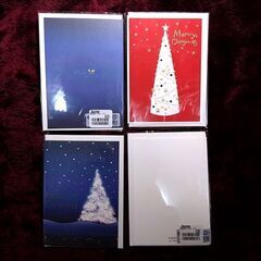 おしゃれなクリスマスカード 12個(セット)まとめ譲渡 メッセージカード グリーティングカードの画像