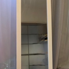ホワイト全身鏡 縦長タイプ