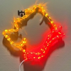 【美品】Disney くまのプーさん ガーデンコレクション LEDモチーフライト 屋外イルミネーション の画像