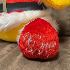 2007年製 Disney×SEGA クリスマス　サンタ くまのプーさん ぬいぐるみの画像