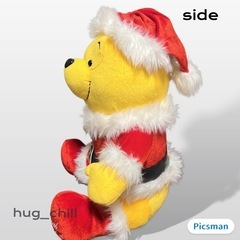 2007年製 Disney×SEGA クリスマス　サンタ くまのプーさん ぬいぐるみの画像