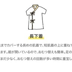 ベビー長下着　2枚セット♪の画像