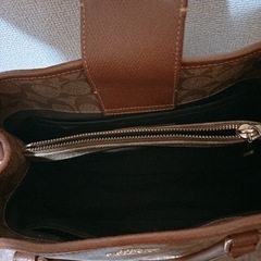 コーチ　シグネチャー柄　バック　鞄の画像