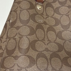 コーチ　シグネチャー柄　バック　鞄の画像