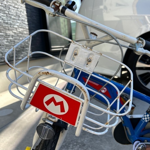 16インチ　マリオカート 子供用自転車 青 マリオ あさひ サイクル キッズ