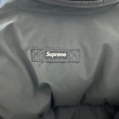 Supreme Leather Collar Puffy Jacket  Lサイズの画像