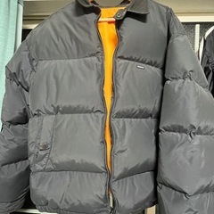 Supreme Leather Collar Puffy Jacket  Lサイズの画像