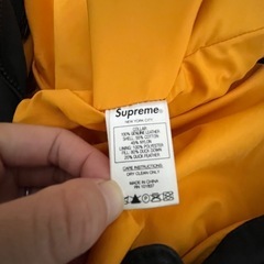 Supreme Leather Collar Puffy Jacket  Lサイズの画像