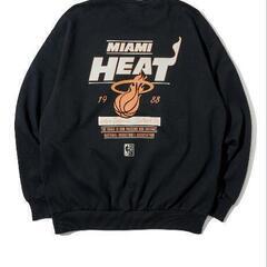 MIAMI HEAT バスケットボール スウェット ブラック 1988年デザインの画像