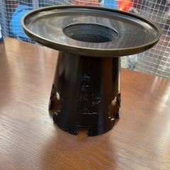 花器　銅製の画像