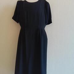 喪服　礼服　黒ワンピース　9号　中古