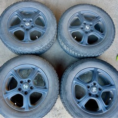195/65R15　ミニバン　スタッドレスタイヤ+ホイール4本セ...