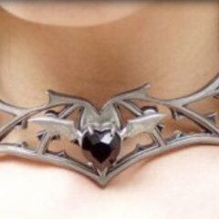 ALCHEMY GOTHIC: Mircalla Gothic Choker蝙蝠の画像