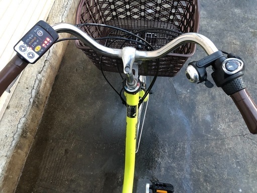 559  パナソニック新機種電動アシスト自転車viviTX26インチキミドリボディー