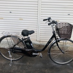 542 パナソニック新機種電動アシスト自転車viviDX26インチブラックボディー