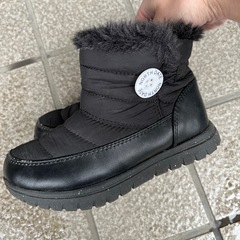ブーツ18cm 黒の画像