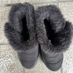 ブーツ18cm 黒の画像