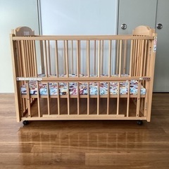 ベビーベッド【町田市再生家具】242398