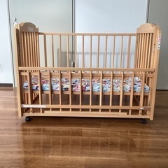 ベビーベッド【町田市再生家具】242398の画像