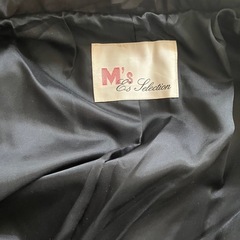 E‘s Selection 黒いウィンターコートの画像