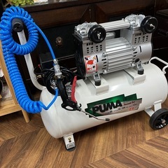 436 美品 藤原産業 エアコンプレッサー PUMA 30L SW-231