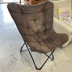 ☆値下げ☆I2412-237 ニトリ バタフライチェア ブラウン 中古
