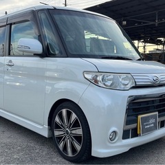 【支払総額19.8万円】h24年式後期型タントカスタムRSターボ人気車種！10万キロ機関良好♩内外装良好 フルセグTV 社外アルミ ローダウンの画像