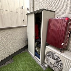【日本製】大型物置  収納庫 鍵付き 