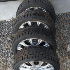 冬タイヤ　アルミホイール付　スタッドレス　165/55r14　B...