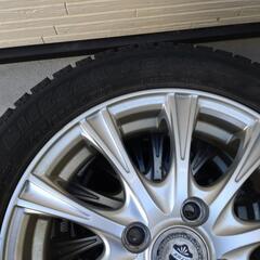 冬タイヤ　アルミホイール付　スタッドレス　165/55r14　BRIDGESTONEの画像