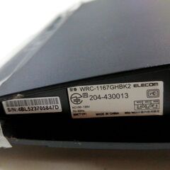 WRC-1167GHBK2 無線LAN（Wi-Fi）ルータの画像