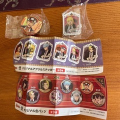 びっくらぽん　マッシュル缶バッジ　・ステッカー