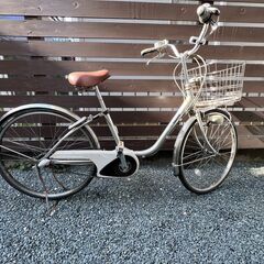 パナソニック電動アシスト自転車vivi NX　26インチシルバーの画像